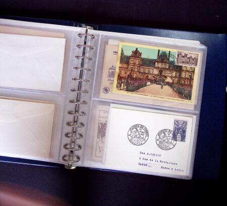 1849-1990 Bel ensemble regroupant un album de lettres