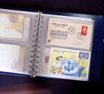 1849-1990 Bel ensemble regroupant un album de lettres