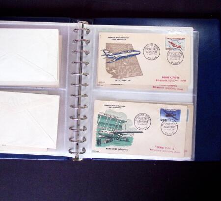 1849-1990 Bel ensemble regroupant un album de lettres