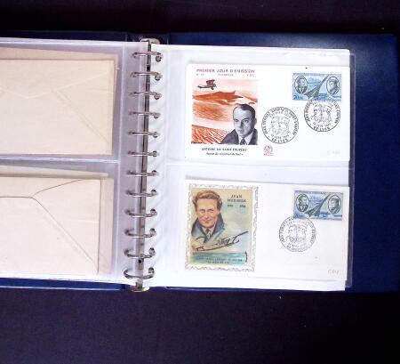 1849-1990 Bel ensemble regroupant un album de lettres
