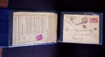 1849-1990 Bel ensemble regroupant un album de lettres