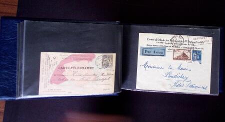 1849-1990 Bel ensemble regroupant un album de lettres