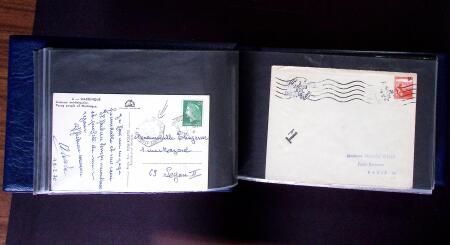 1849-1990 Bel ensemble regroupant un album de lettres