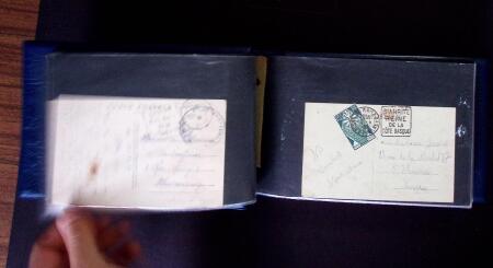 1849-1990 Bel ensemble regroupant un album de lettres