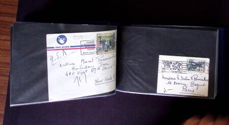 1849-1990 Bel ensemble regroupant un album de lettres