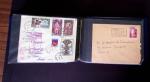 1849-1990 Bel ensemble regroupant un album de lettres