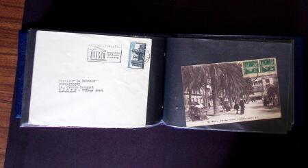 1849-1990 Bel ensemble regroupant un album de lettres