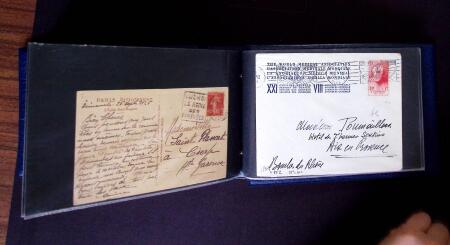 1849-1990 Bel ensemble regroupant un album de lettres
