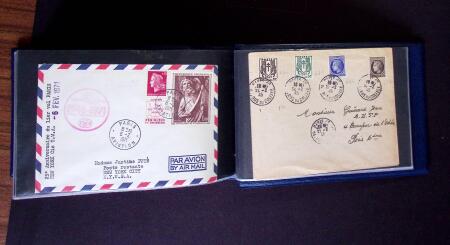 1849-1990 Bel ensemble regroupant un album de lettres