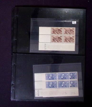1849-1990 Bel ensemble regroupant un album de lettres