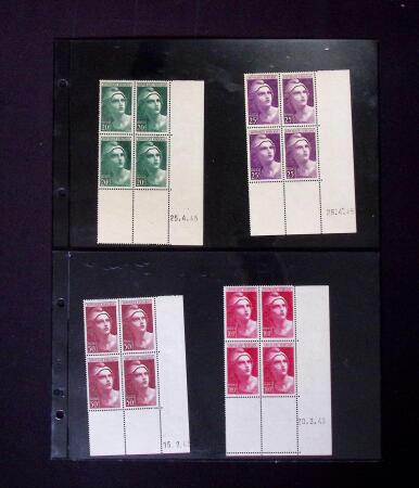 1849-1990 Bel ensemble regroupant un album de lettres