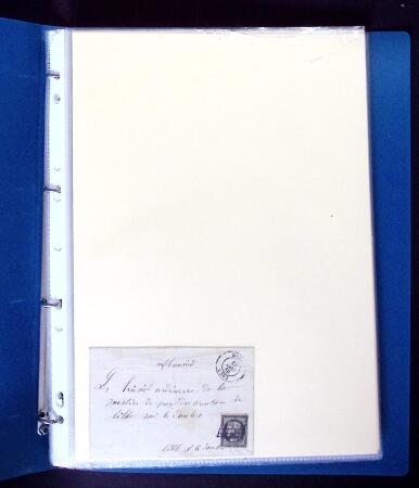 1849-1990 Bel ensemble regroupant un album de lettres