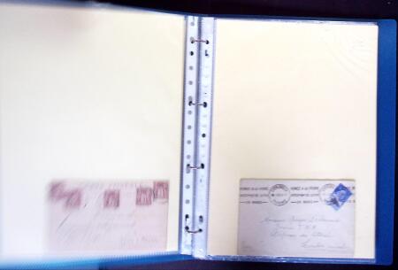 1849-1990 Bel ensemble regroupant un album de lettres