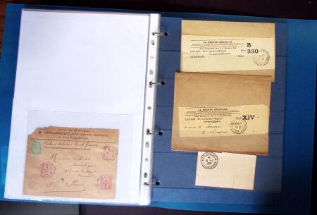 1849-1990 Bel ensemble regroupant un album de lettres