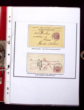1900-1930 Collection sur le type blanc décrivant au