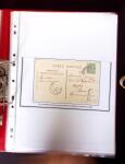 1900-1930 Collection sur le type blanc décrivant au