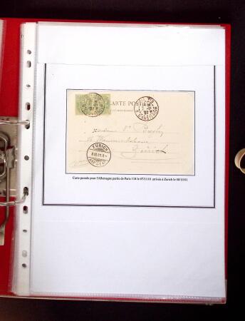 1900-1930 Collection sur le type blanc décrivant au