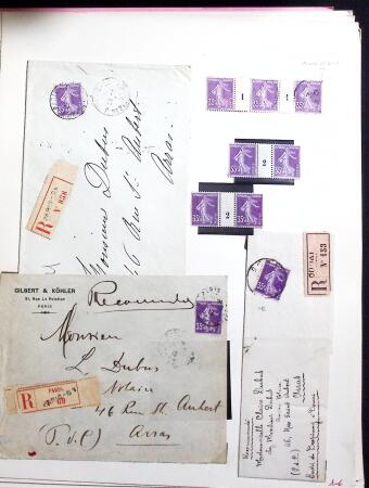 1906-1937 Collection de semeuses fond plein du célèbre