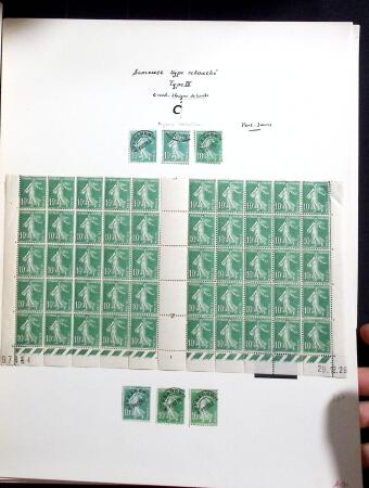 1906-1937 Collection de semeuses fond plein du célèbre