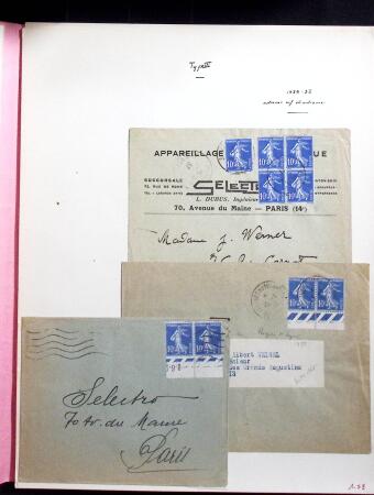 1906-1937 Collection de semeuses fond plein du célèbre