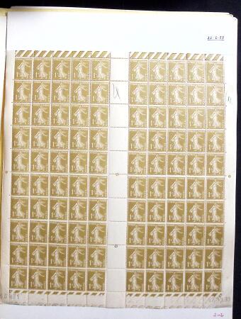 1906-1937 Collection de semeuses fond plein du célèbre