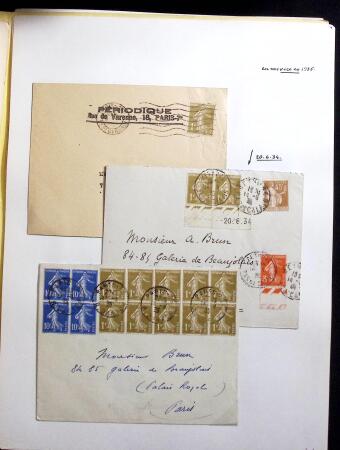 1906-1937 Collection de semeuses fond plein du célèbre