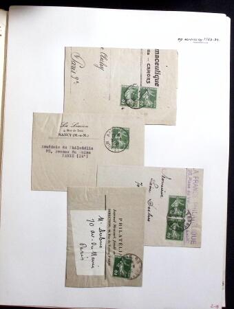 1906-1937 Collection de semeuses fond plein du célèbre
