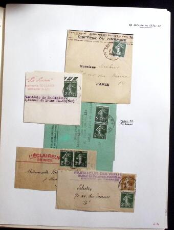 1906-1937 Collection de semeuses fond plein du célèbre