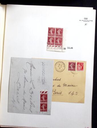 1906-1937 Collection de semeuses fond plein du célèbre