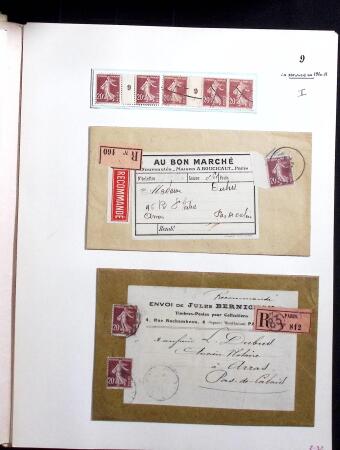 1906-1937 Collection de semeuses fond plein du célèbre