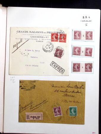 1906-1937 Collection de semeuses fond plein du célèbre