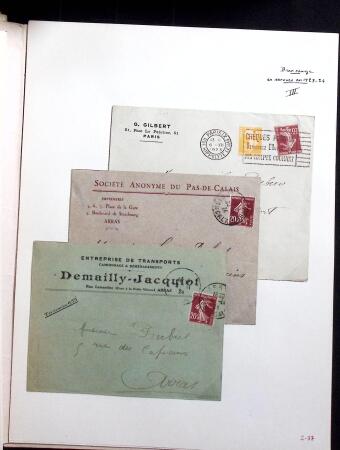 1906-1937 Collection de semeuses fond plein du célèbre