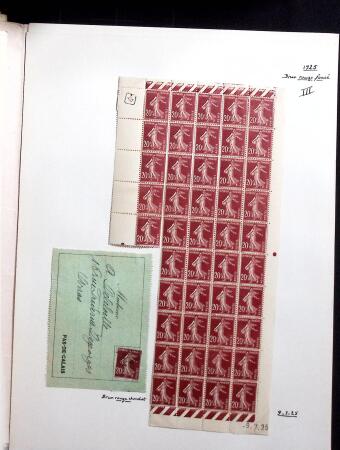 1906-1937 Collection de semeuses fond plein du célèbre