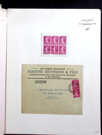 1906-1937 Collection de semeuses fond plein du célèbre