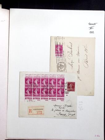 1906-1937 Collection de semeuses fond plein du célèbre