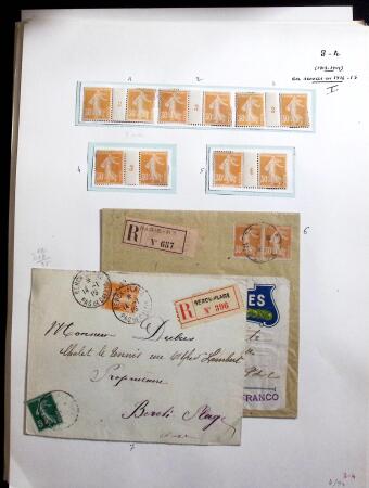 1906-1937 Collection de semeuses fond plein du célèbre