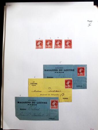 1906-1937 Collection de semeuses fond plein du célèbre