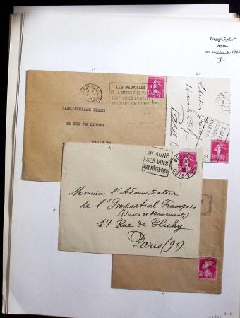 1906-1937 Collection de semeuses fond plein du célèbre
