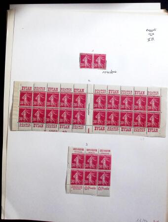 1906-1937 Collection de semeuses fond plein du célèbre
