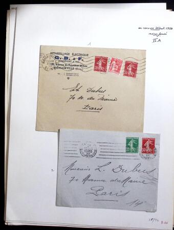 1906-1937 Collection de semeuses fond plein du célèbre