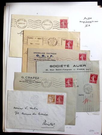 1906-1937 Collection de semeuses fond plein du célèbre