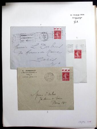 1906-1937 Collection de semeuses fond plein du célèbre