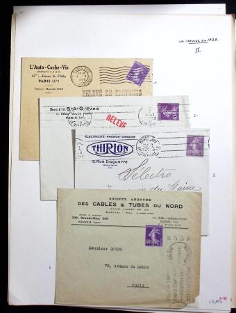 1906-1937 Collection de semeuses fond plein du célèbre