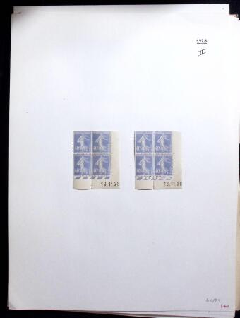 1906-1937 Collection de semeuses fond plein du célèbre