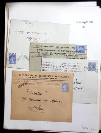 1906-1937 Collection de semeuses fond plein du célèbre