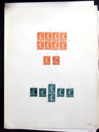 1906-1937 Collection de semeuses fond plein du célèbre
