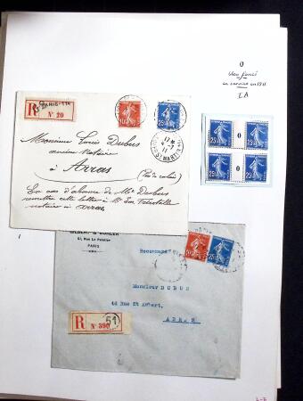 1906-1937 Collection de semeuses fond plein du célèbre