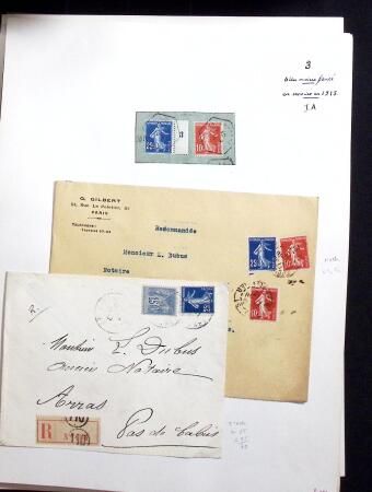 1906-1937 Collection de semeuses fond plein du célèbre