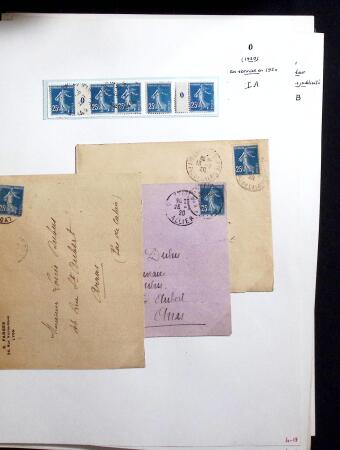 1906-1937 Collection de semeuses fond plein du célèbre