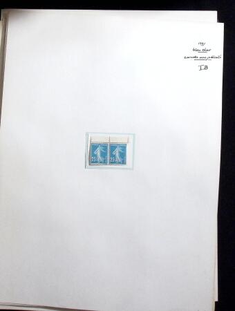1906-1937 Collection de semeuses fond plein du célèbre